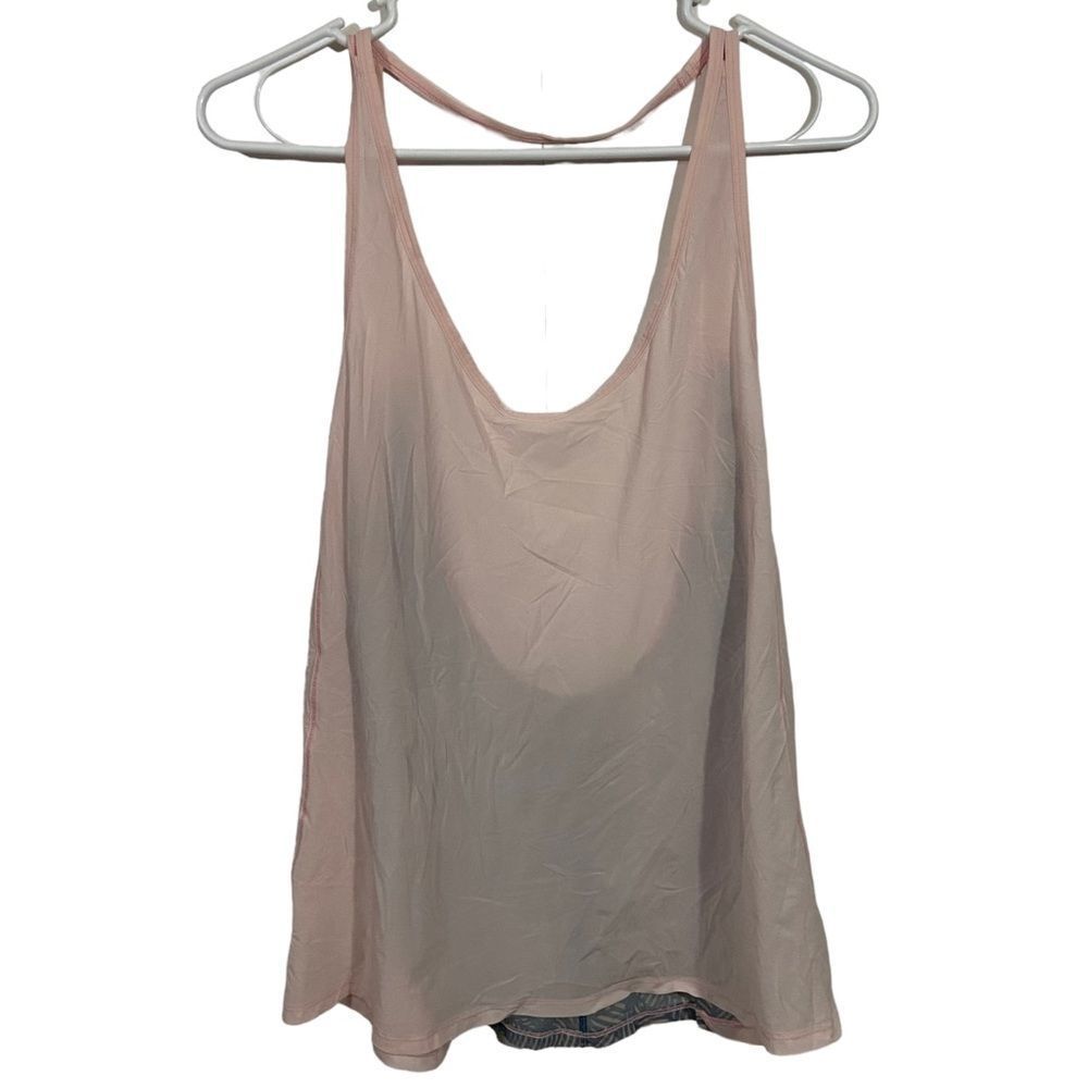 LuLuLemon Athletica Pink Lightweight Scoop Back Tank Top